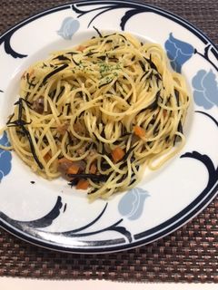残ったひじきの煮物で!ひじきスパゲティー-レシピのメイン写真