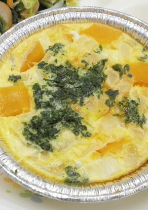 南房総市給食◆玉子のオーブン焼き-レシピのメイン写真