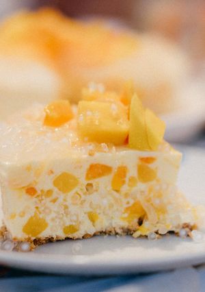 楊枝甘露（ヨウジカンロ）ムースケーキ-レシピのメイン写真