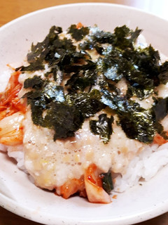 簡単ランチ☆とろろ納豆キムチ丼-レシピのメイン写真