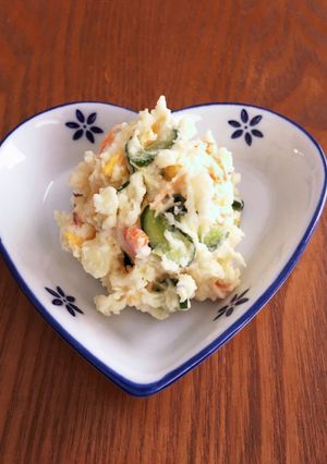 カットサラダで☆シャキシャキ食感ポテサラ-レシピのメイン写真
