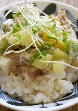 キウイ入り #やみつきヘルシー 丼-レシピのメイン写真