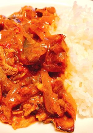 ホールトマト使わない！ビーフストロガノフ-レシピのメイン写真