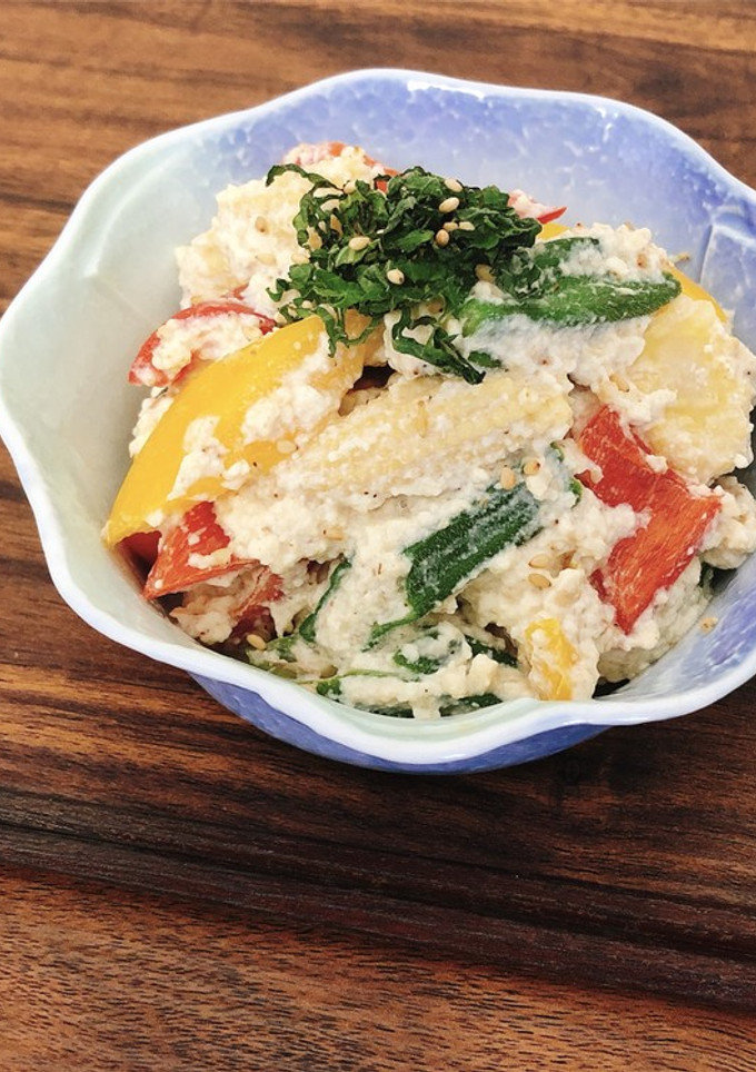 夏野菜の白和え-レシピのメイン写真