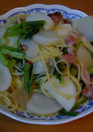 かぶのスープスパゲッティ-レシピのメイン写真