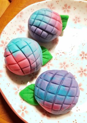 和菓子 ねりきり 紫陽花-レシピのメイン写真