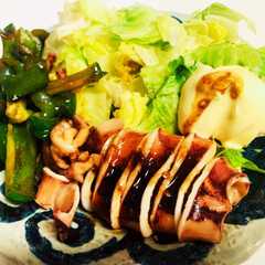รูปของ 簡単！おいしい！イカのバター醤油焼き