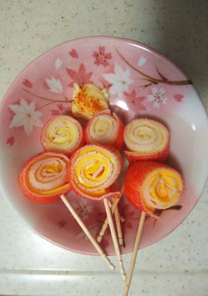おつまみカニカマチーズロール-レシピのメイン写真