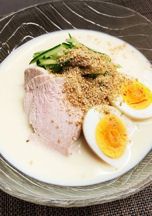 さっぱり豆乳そうめん-レシピのメイン写真