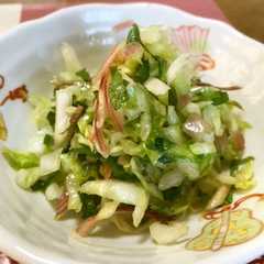 A picture of キャベツのもみもみサラダ.