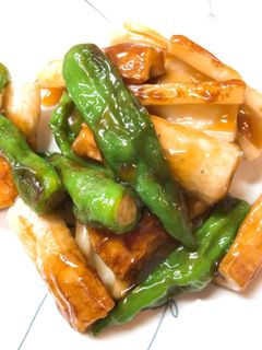 ししとうとちくわの照り焼き風-レシピのメイン写真