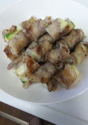 ズッキーニの肉巻き-レシピのメイン写真