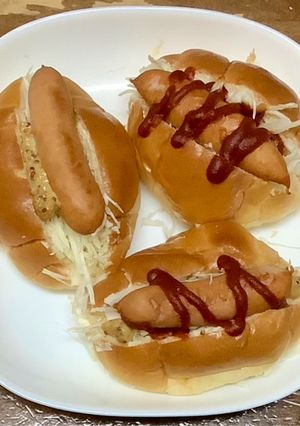 ホットドッグ-レシピのメイン写真