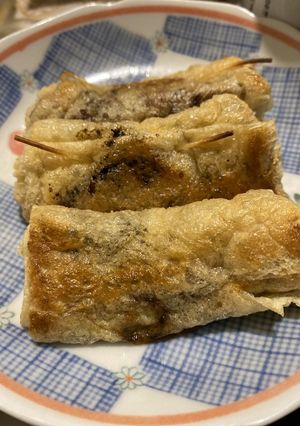 岩のり・チーズの油揚げ巻　お弁当にも！-レシピのメイン写真
