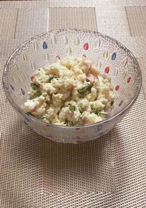 火を使わない！低糖質おからポテトサラダ-レシピのメイン写真