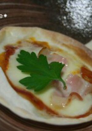 餃子の皮でパリパリピザ。-レシピのメイン写真