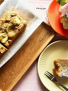 全粒粉のバナナくるみケーキ-レシピのメイン写真