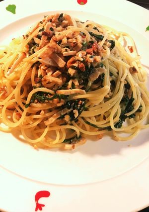 ナッツと鶏ハムの塩レモンパスタ-レシピのメイン写真