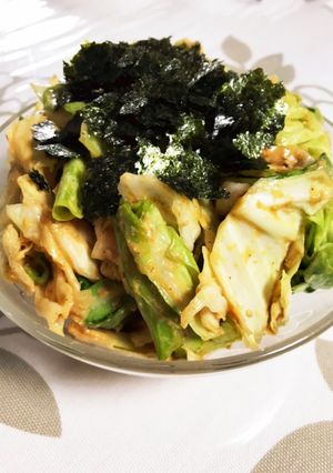 【10分レシピ】コッテリおつまみキャベツ-レシピのメイン写真