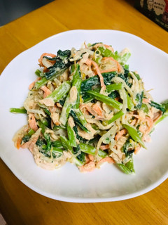 三色野菜のマヨ醤油あえ-レシピのメイン写真