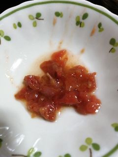 梅干しのたねを汚さずに取る方法-レシピのメイン写真