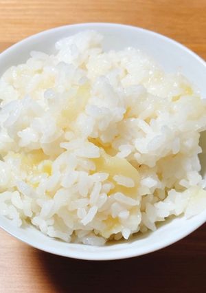 ほっこり甘〜い(✿˘艸˘✿)にんにくご飯-レシピのメイン写真