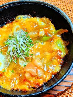 鶏すき煮玉子とじ-レシピのメイン写真