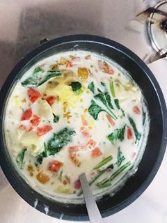 ②ほっこりする野菜と牛乳のスープ-レシピのメイン写真