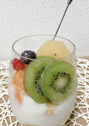 パフェ風キウイポンチ-レシピのメイン写真