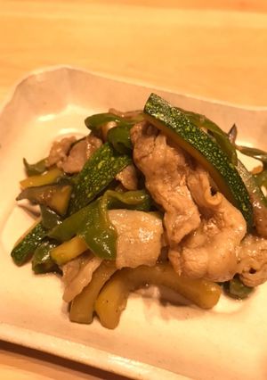 ズッキーニで青椒肉絲！-レシピのメイン写真