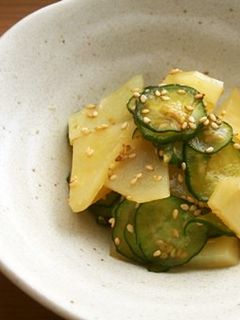じゃが芋・胡瓜のごま和え♪-レシピのメイン写真