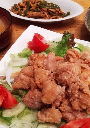 夕飯！唐揚げ-レシピのメイン写真