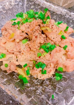 味付け簡単♪豚バラ肉と白ネギのポン酢炒め-レシピのメイン写真