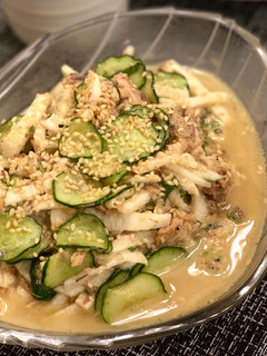 食感楽しいサバ缶と長芋の食べる万能だれ-レシピのメイン写真