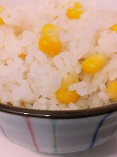 調味料は塩だけ!絶品とうもろこし御飯-レシピのメイン写真