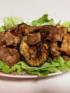 豚肉となすの照り焼き風。-レシピのメイン写真