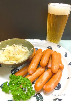 簡単おつまみ☆ウィンナーに◎玉ねぎサラダ-レシピのメイン写真