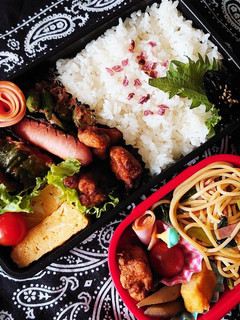 2020/6/24 ピーマン肉詰め弁当-レシピのメイン写真