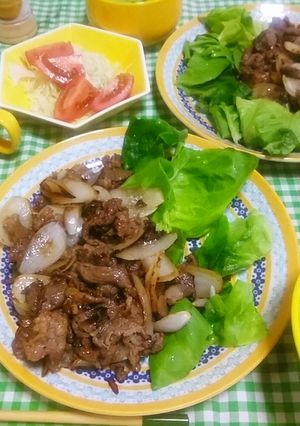 ケバブ焼肉♪牛コマ切れで♪フライパンで♪-レシピのメイン写真