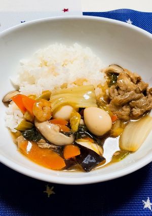 野菜たっぷり中華丼♪-レシピのメイン写真