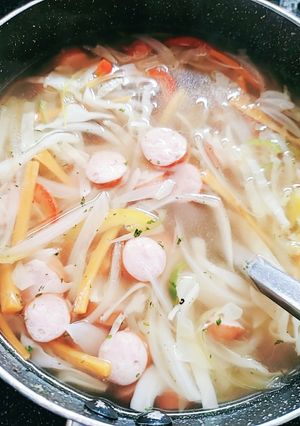 ミックス野菜のコンソメスープ-レシピのメイン写真