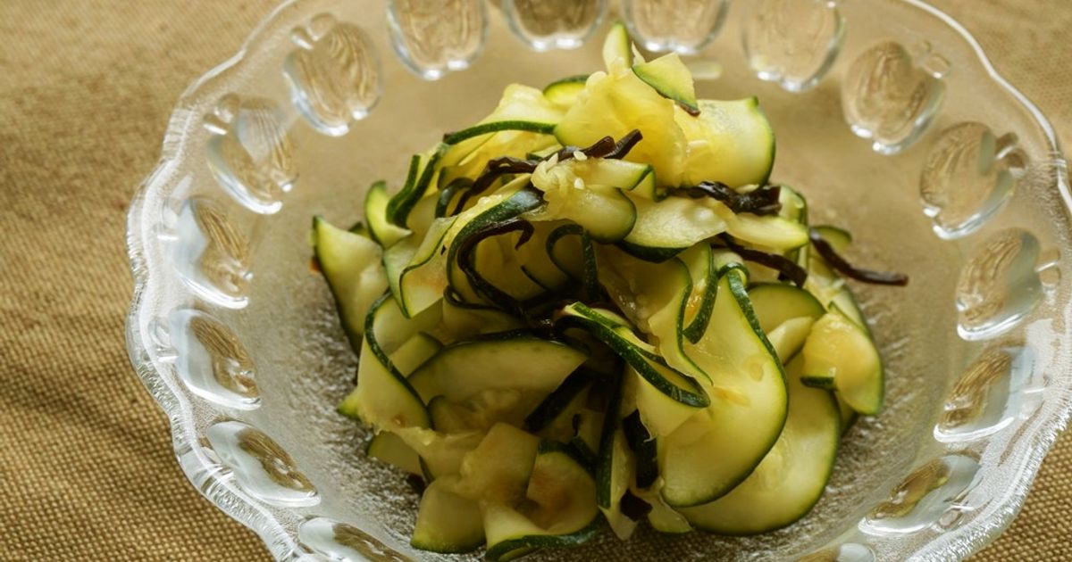ズッキーニの塩昆布和え by 岐阜県関市 【クックパッド】 簡単おいしい