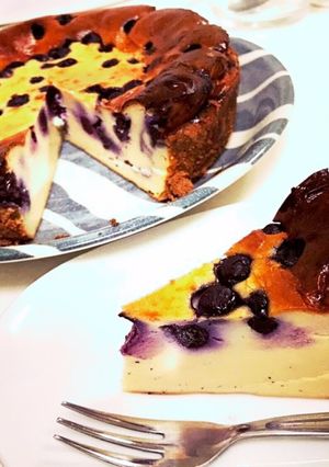 ブルーベリーチーズケーキ-レシピのメイン写真