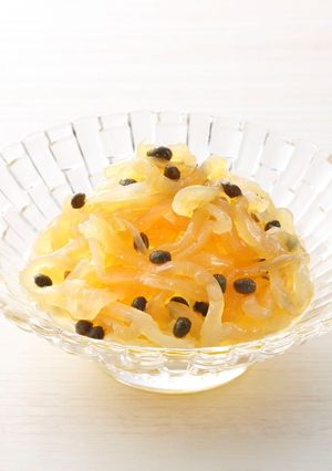 簡単おつまみ くらげと山椒のカルパッチョ-レシピのメイン写真