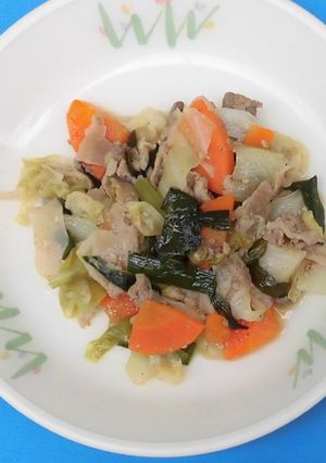 元気もりもりいため★神戸市学校給食レシピ-レシピのメイン写真