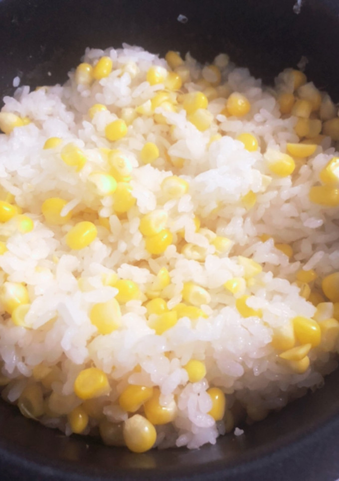 旬に♡芯をダシに！とうもろこしご飯♪-レシピのメイン写真
