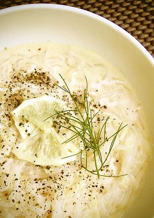 ダイエットに*白滝レモンクリームパスタ風-レシピのメイン写真