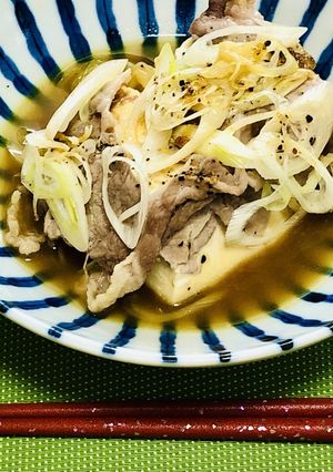 ねぎ塩豚豆腐-レシピのメイン写真