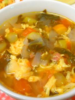 野菜たっぷりトマトスープ-レシピのメイン写真