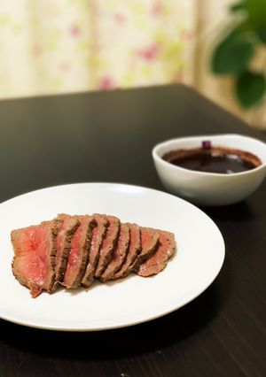 ☆簡単☆ローストビーフ（ソースつき）-レシピのメイン写真